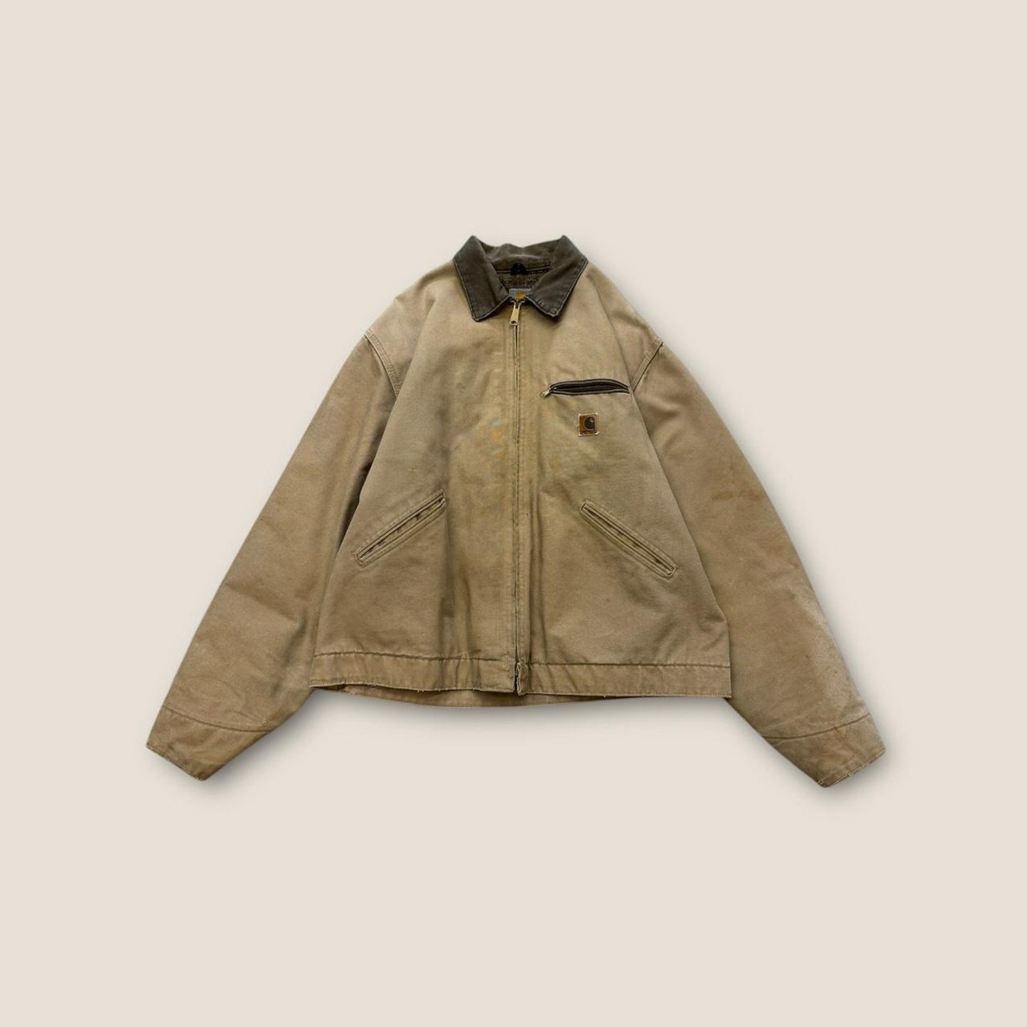 Tan and brown carhartt detroit