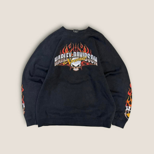 Harley davidson black sweatshirt