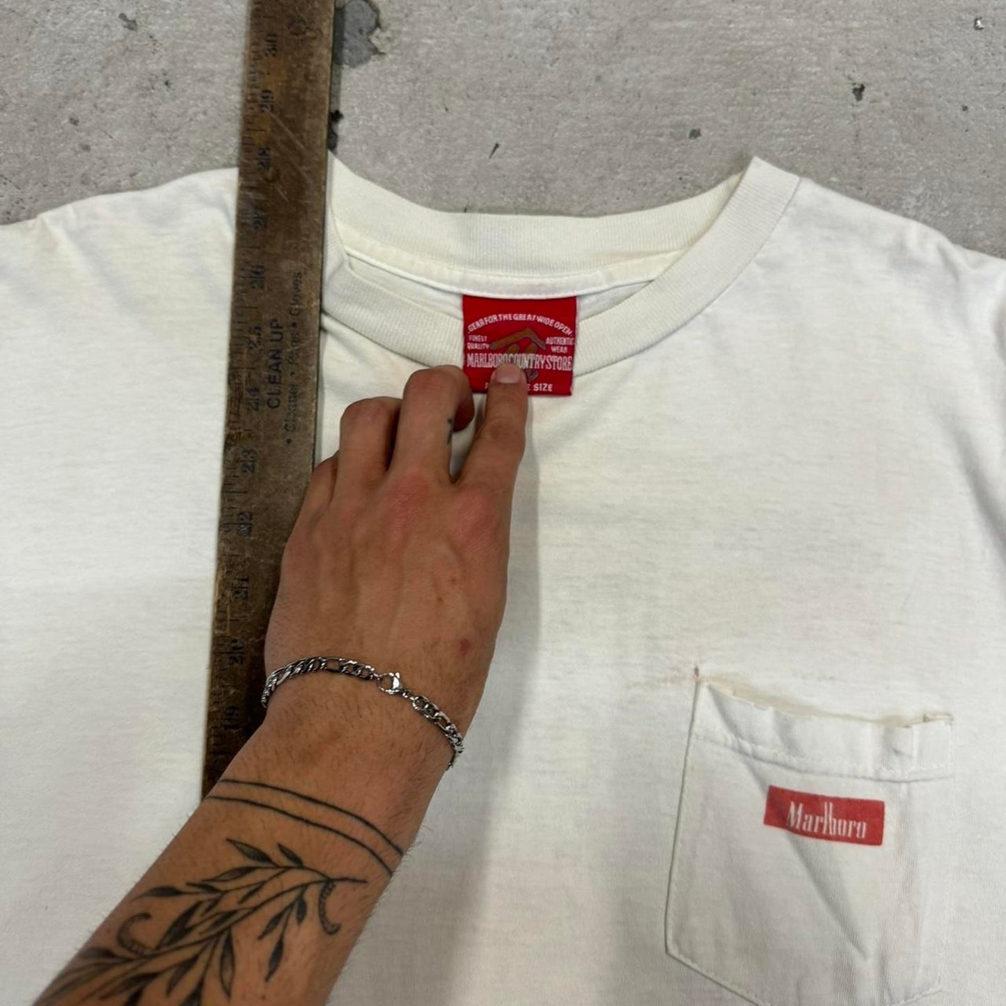 Marlboro white and red shirt