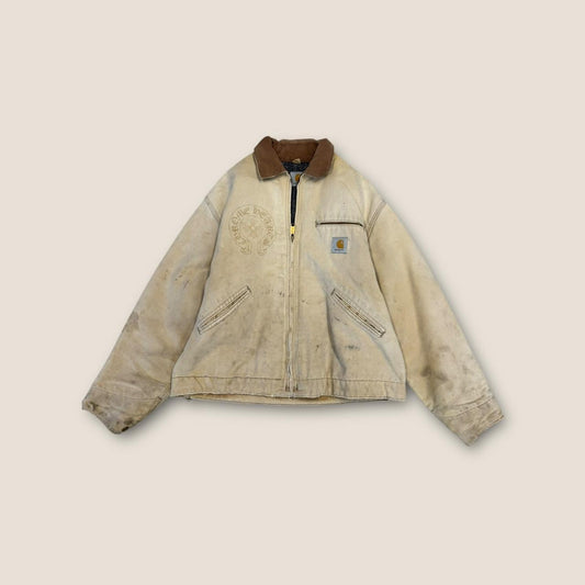 Carhartt cream and brown workwear