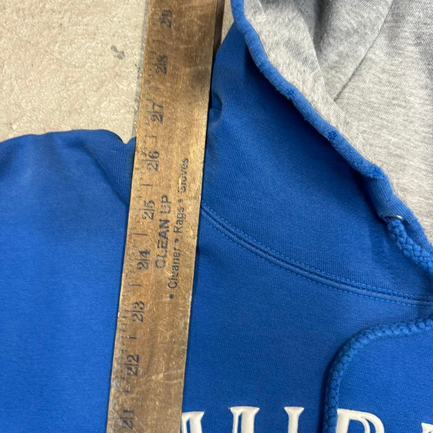 Hurley blue and grey hoodie