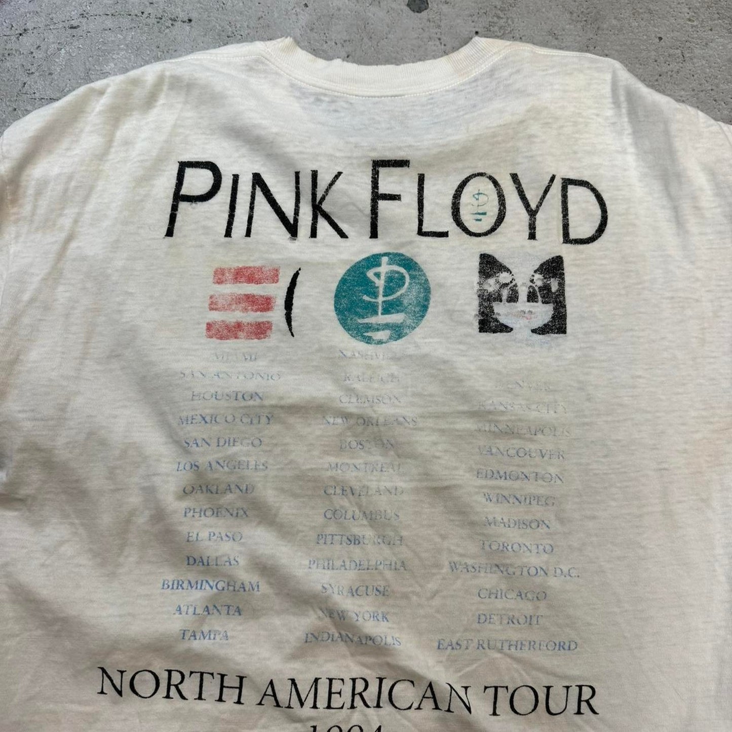 Pink floyd white tshirt pinkfloyd