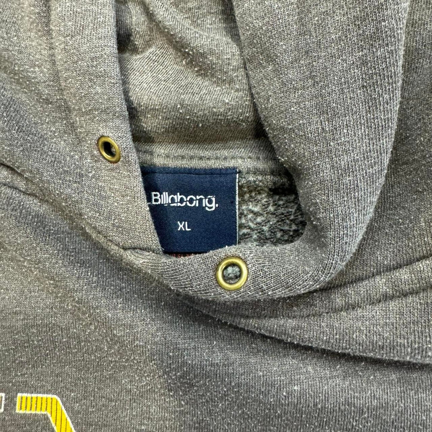 Billabong black and yellow hoodie