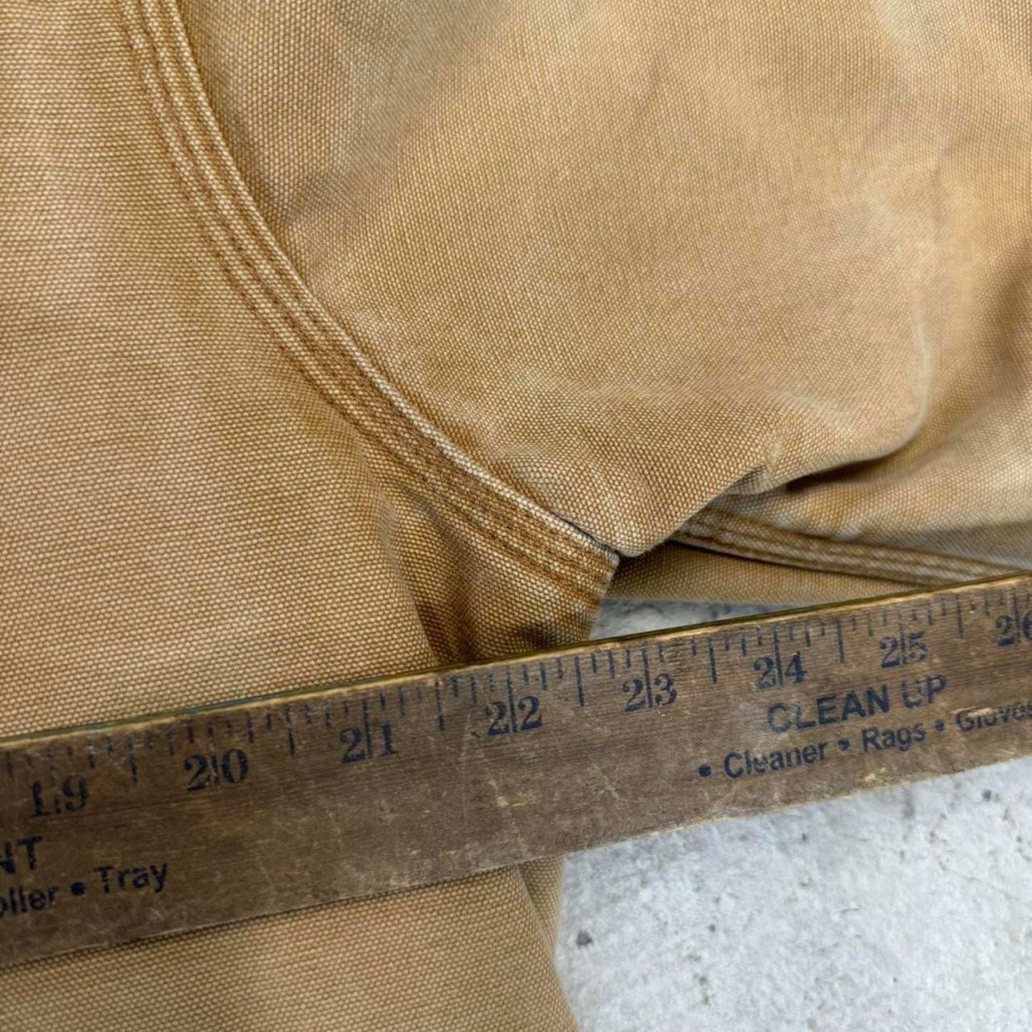 Tan and brown vintage workwear