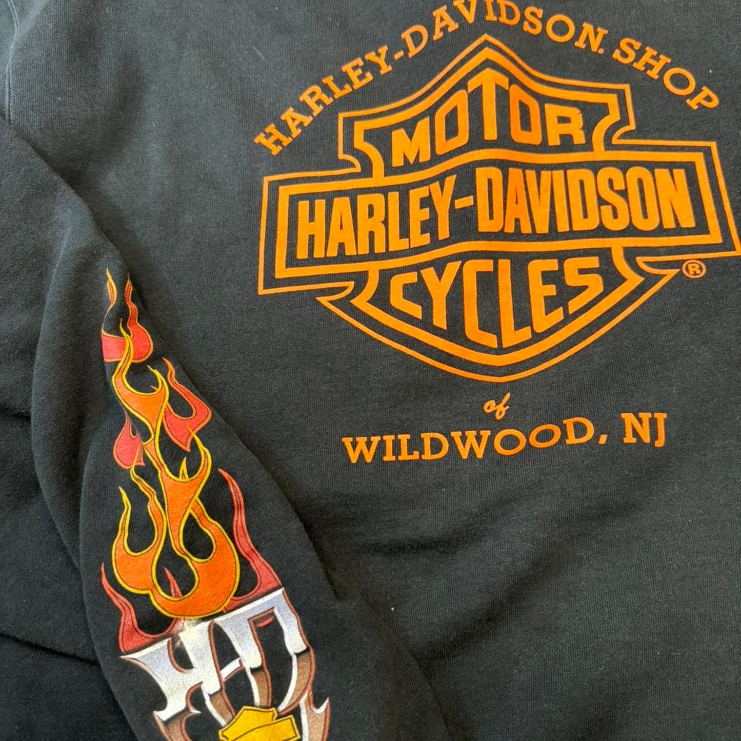 Harley davidson black sweatshirt