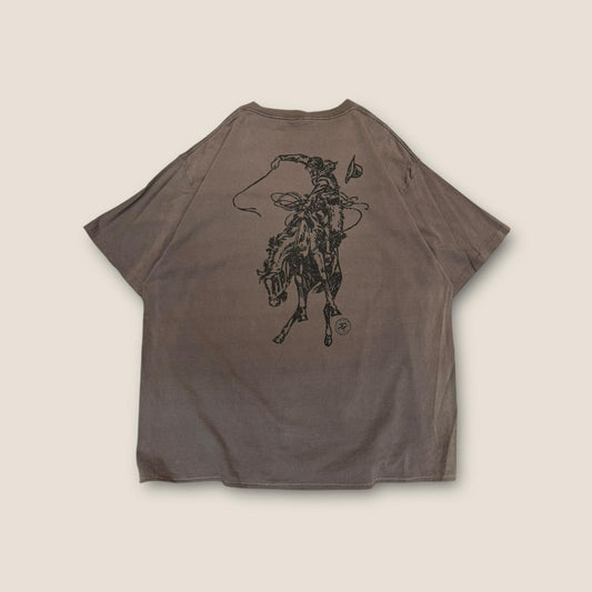 Brown and black cowboy tshirt