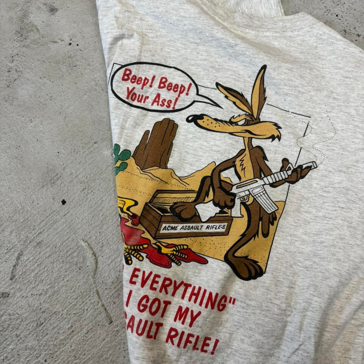 90s looney tunes parody tee