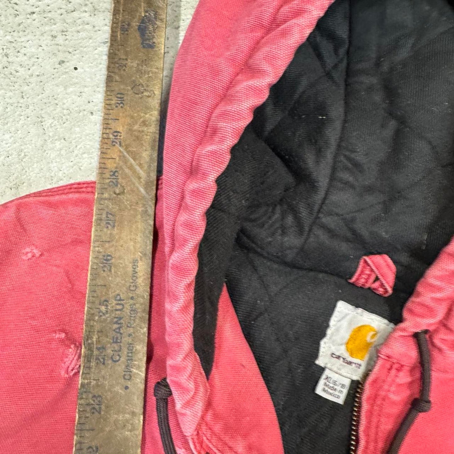 Carhartt pink and black jacket