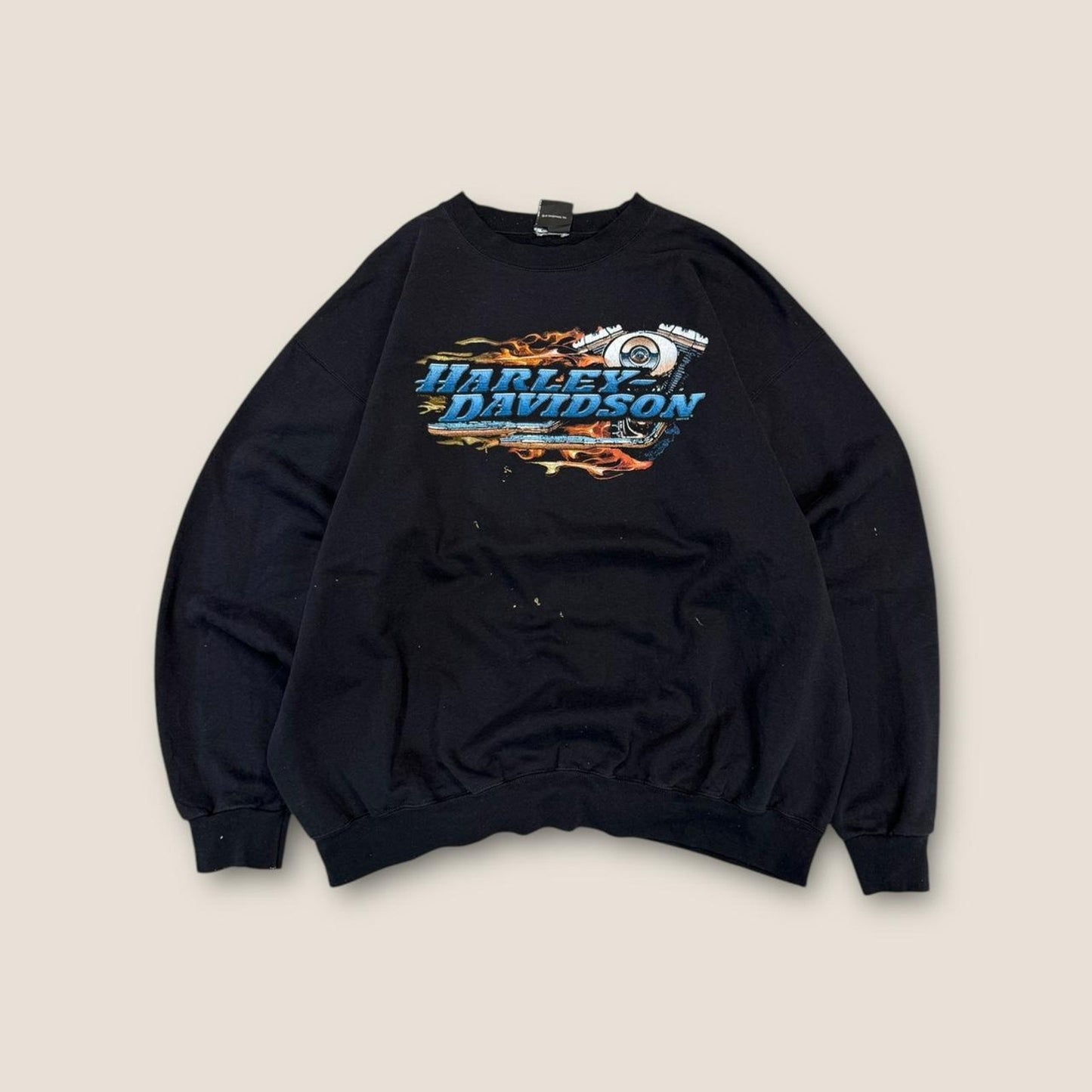 Harley davidson black crewneck sweatshirt