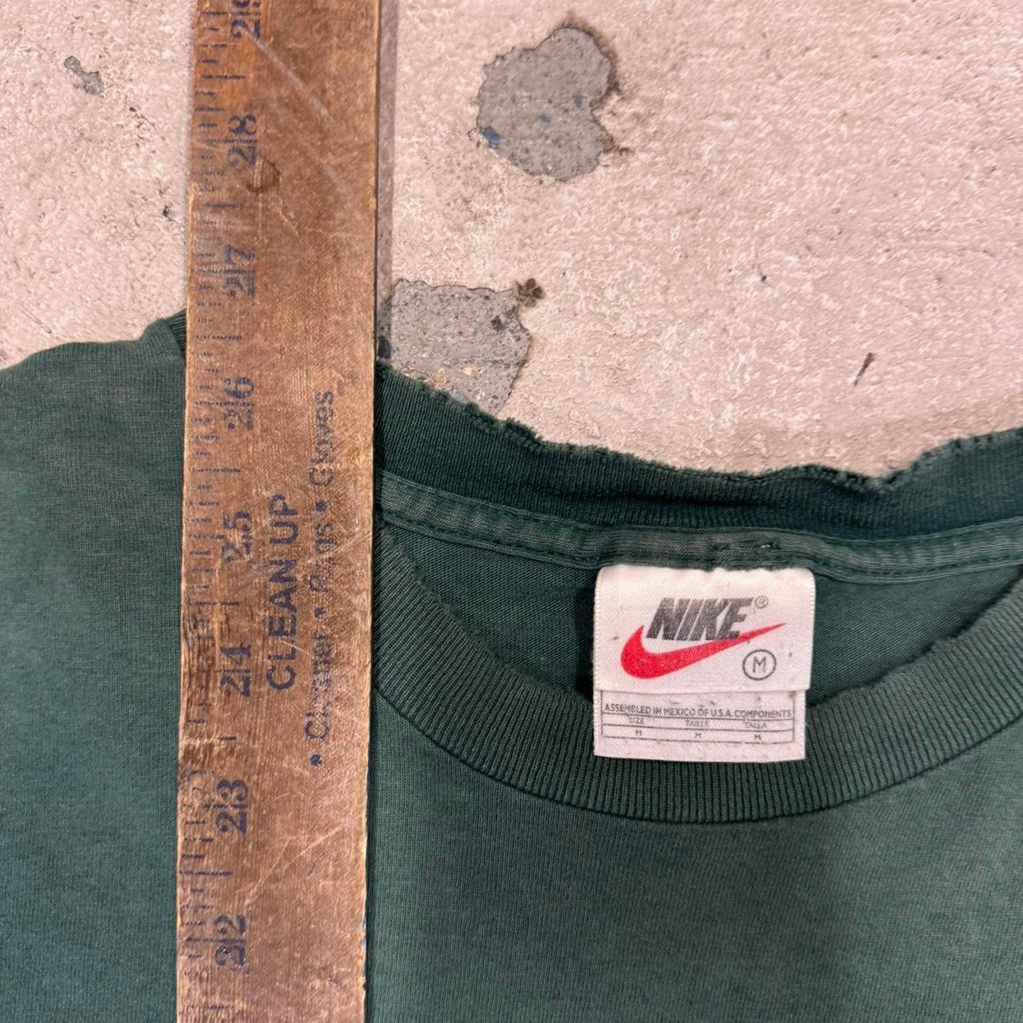 Nike green and khaki t