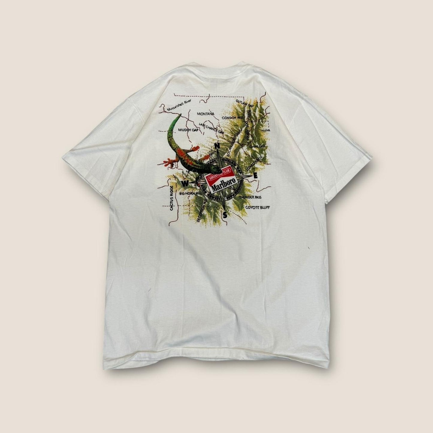 Marlboro white and green t shirt