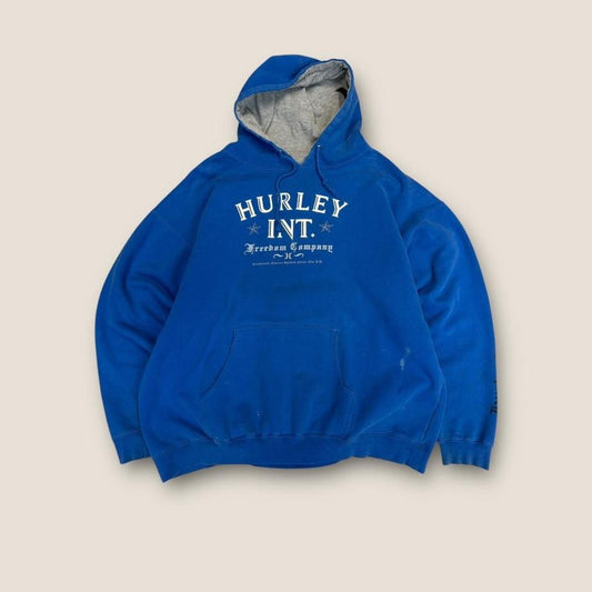 Hurley blue and grey hoodie