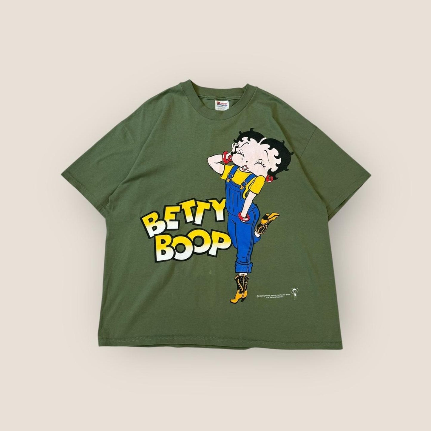 Vintage betty boop green and