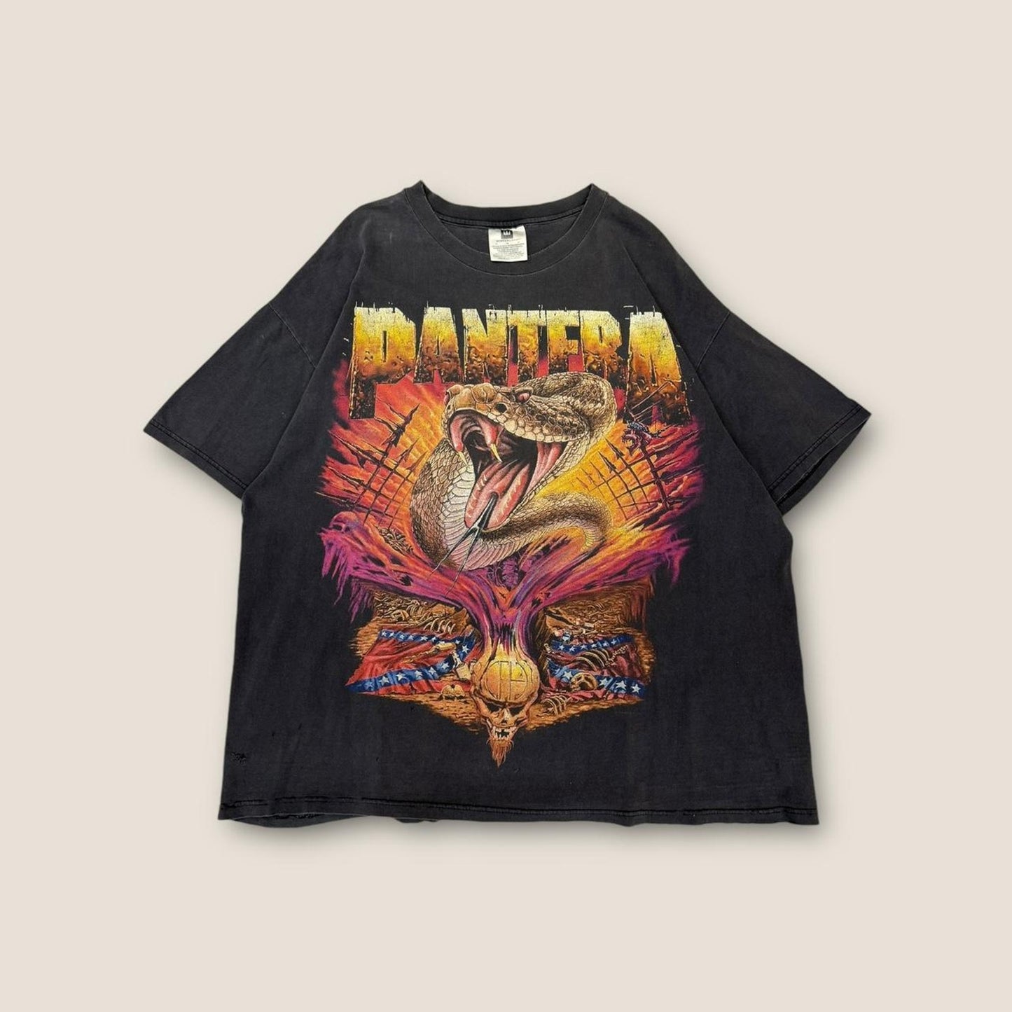 Pantera black and orange t