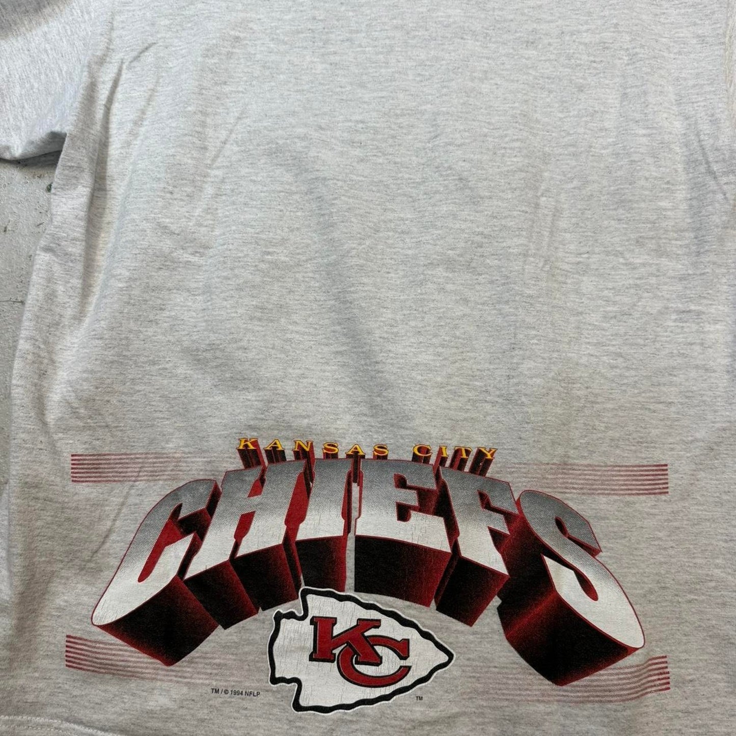 Kansas City chiefs grey and