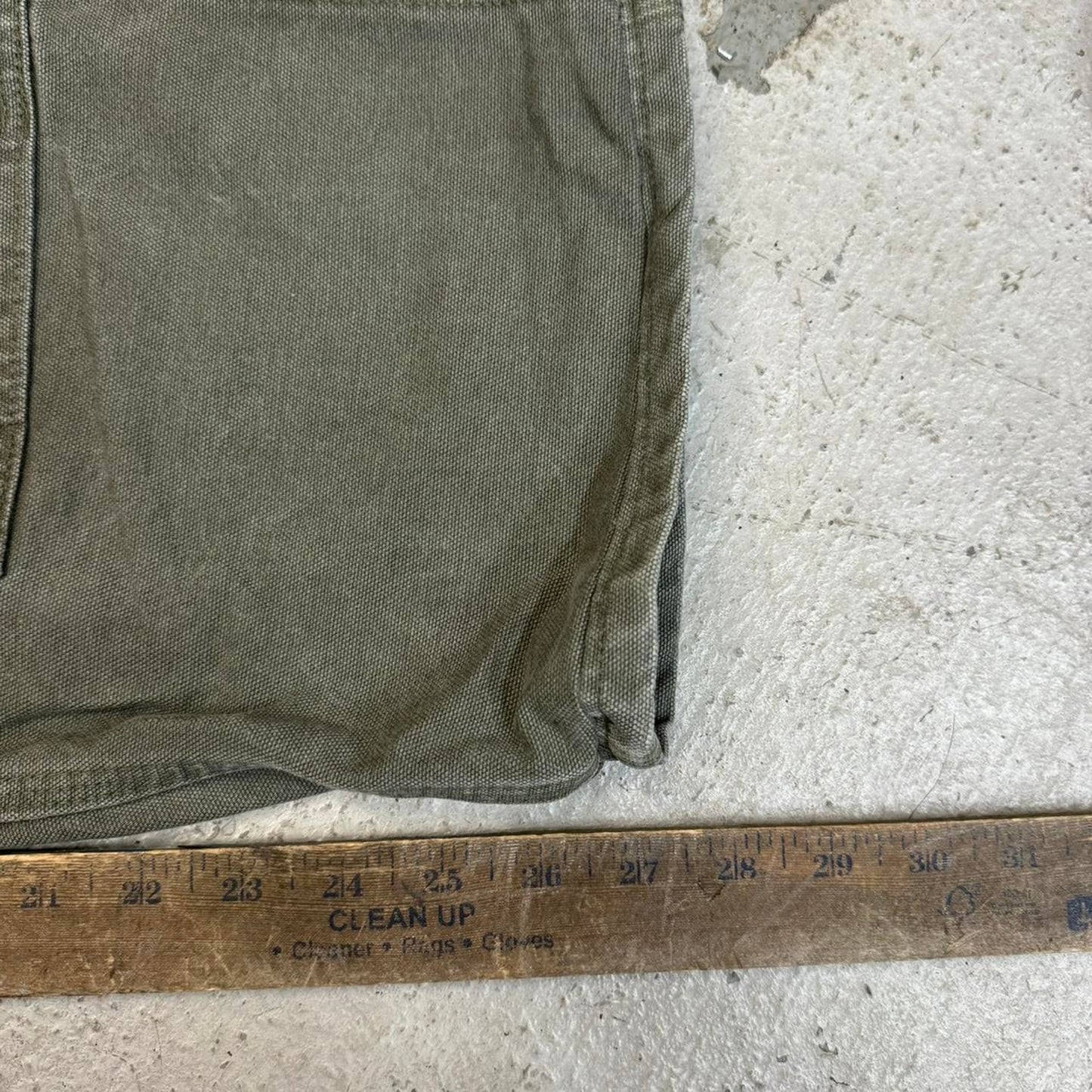 Green double knee trousers workwear