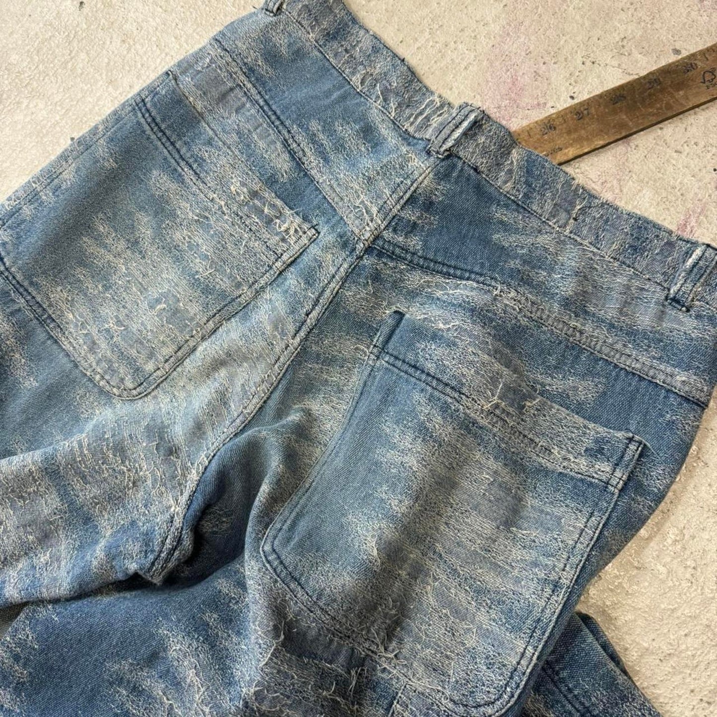 Blue and navy carpenter jeans