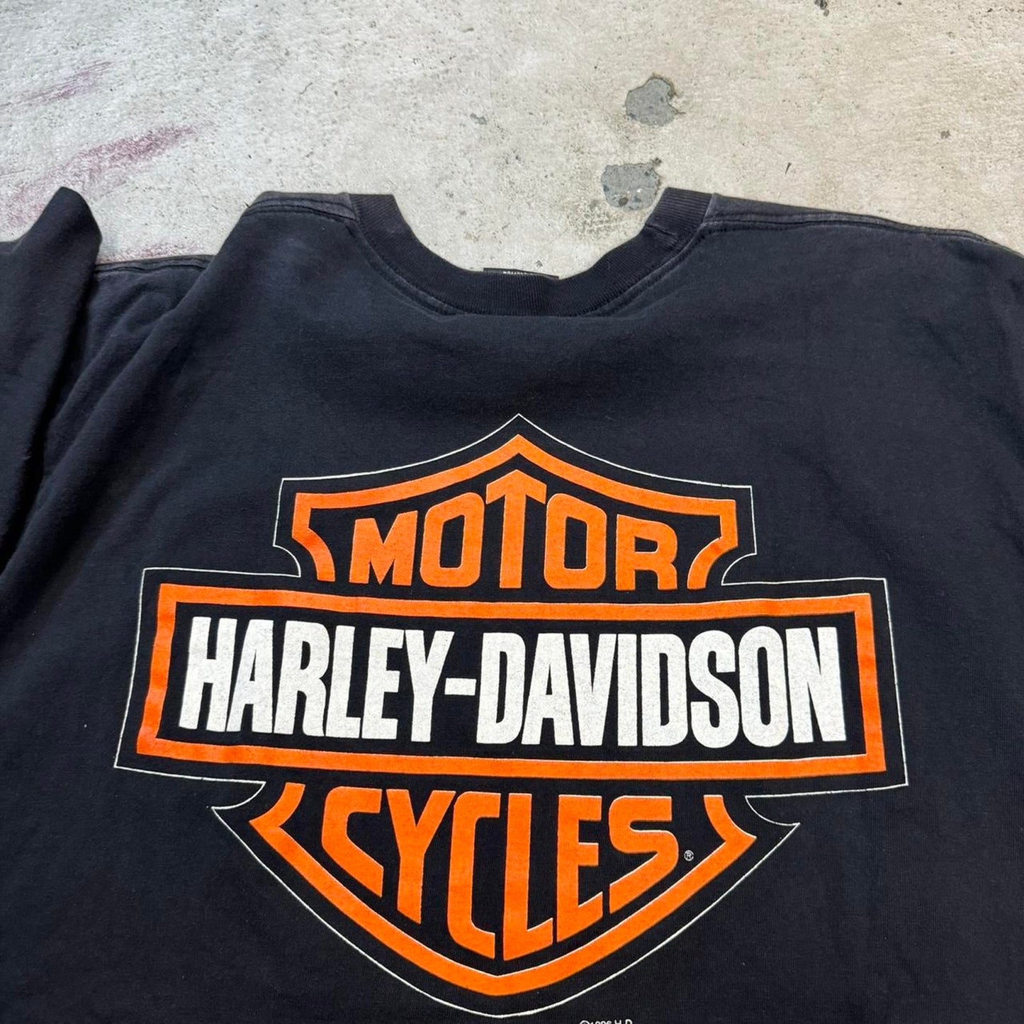 Harley davidson black t shirt with