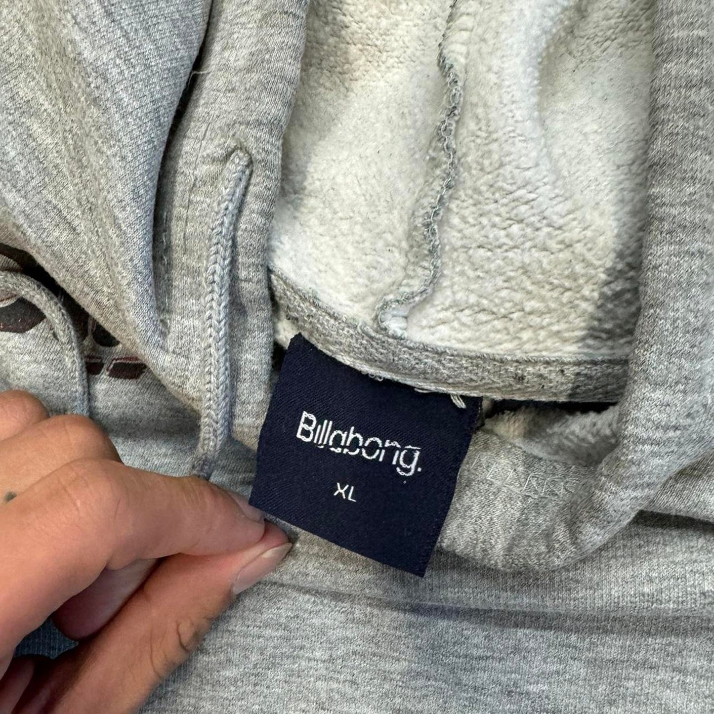 Billabong grey and black hoodie