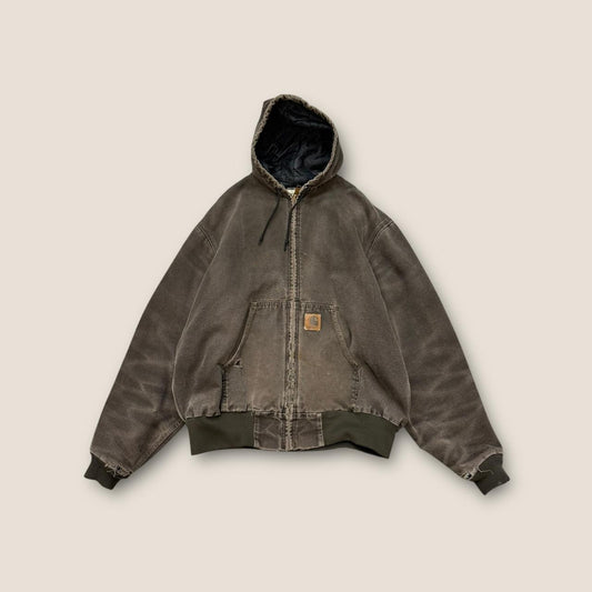 Carhartt brown and black canvas