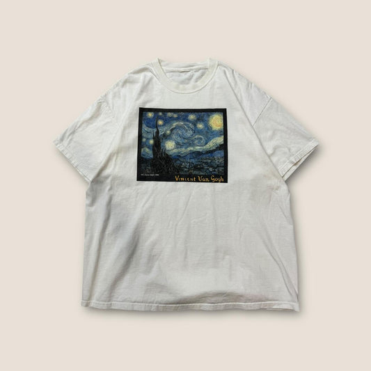 Van gogh starry night white