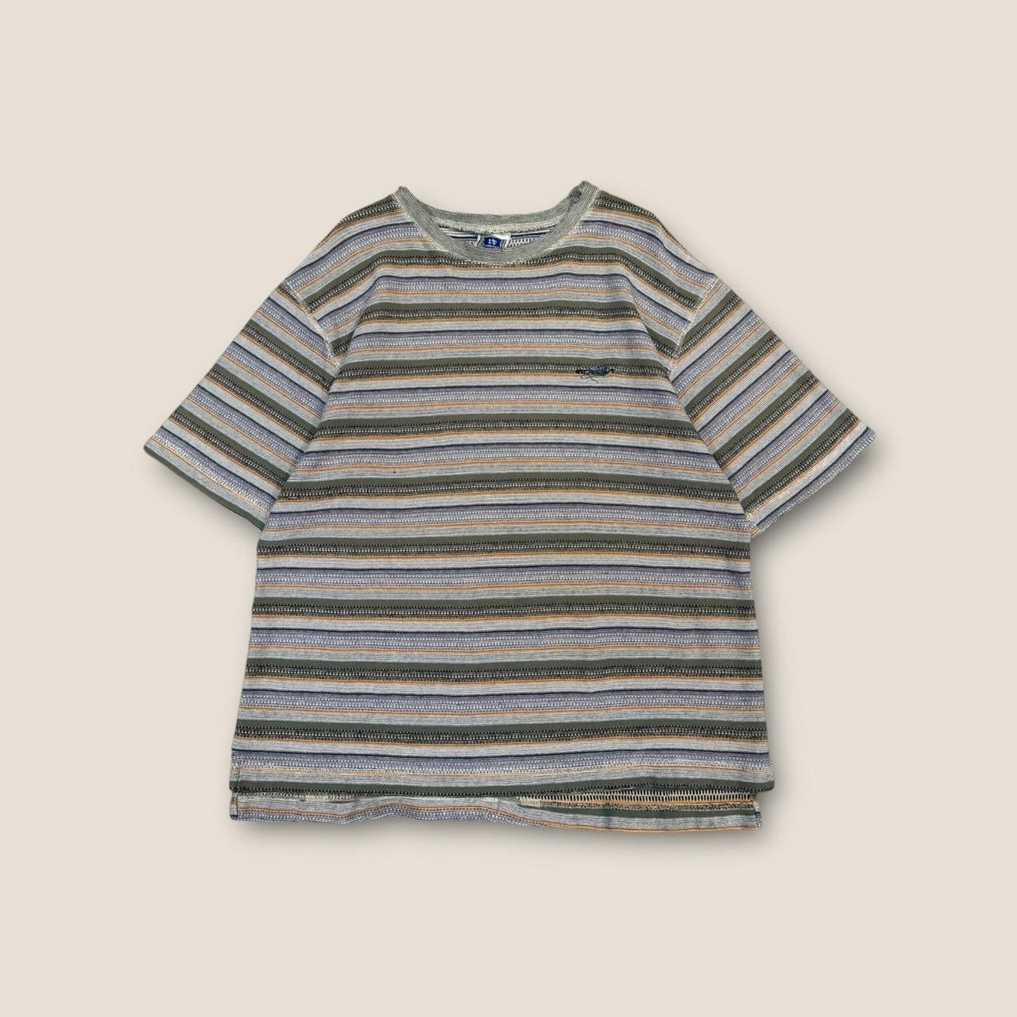 Striped knit t shirt in