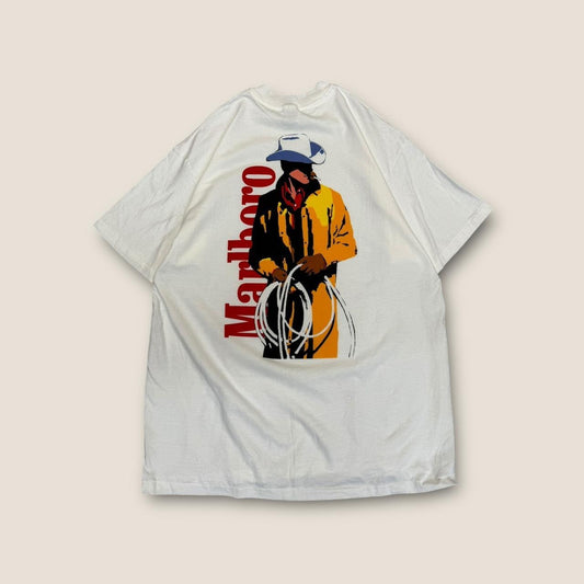 Marlboro white tee with red