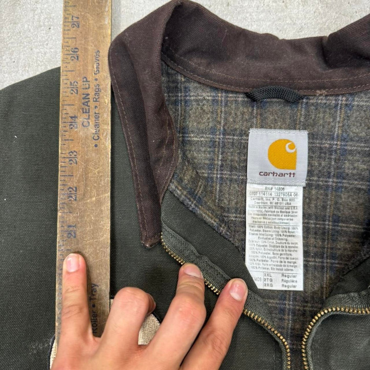 Carhartt detroit moss jacket