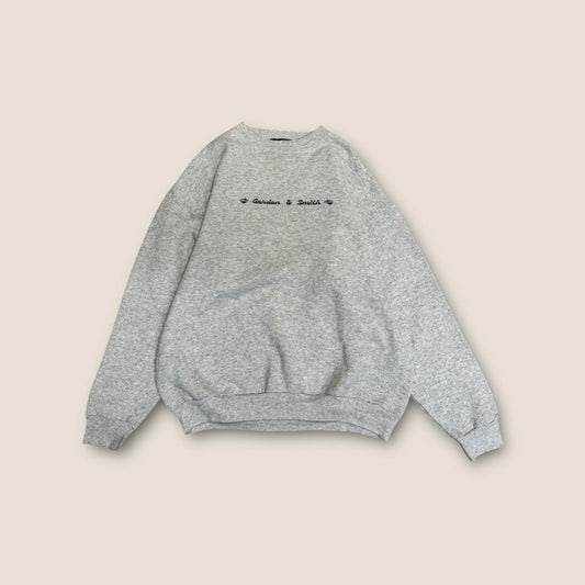 Grey and black sweatshirt