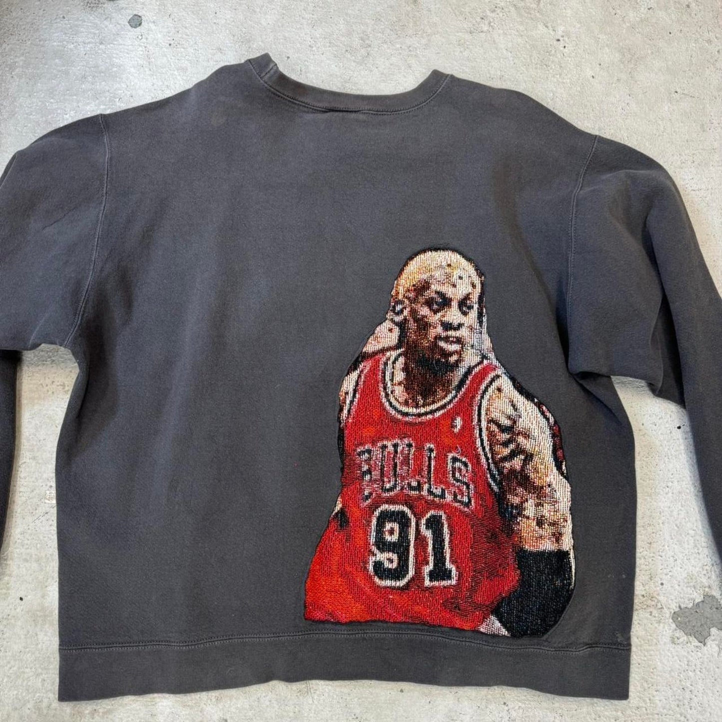 90s nike crewneck rodman custom