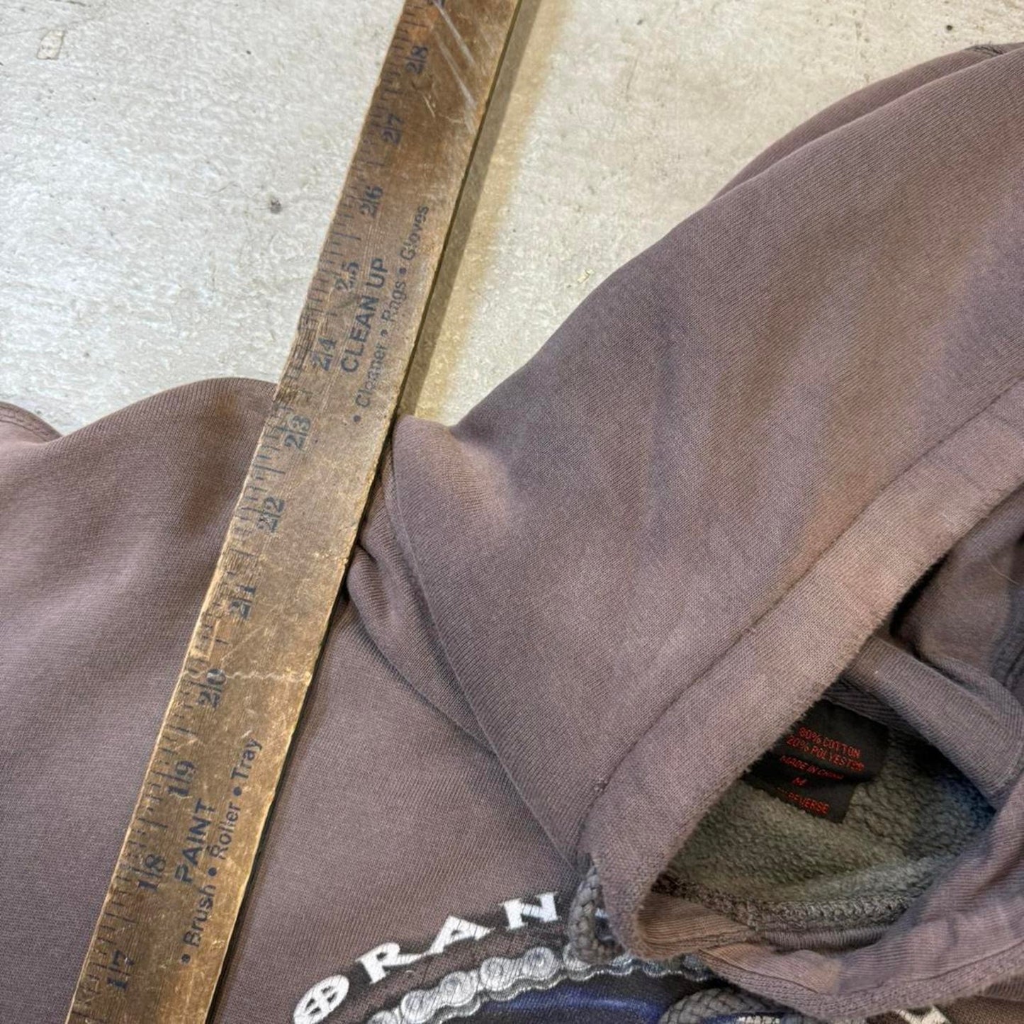 Y2k brown and grey hoodie