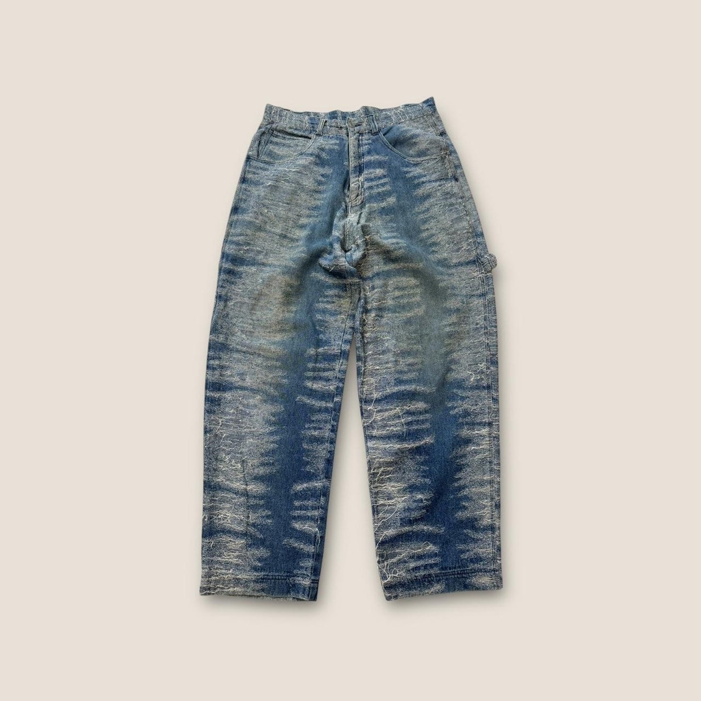 Blue and navy carpenter jeans