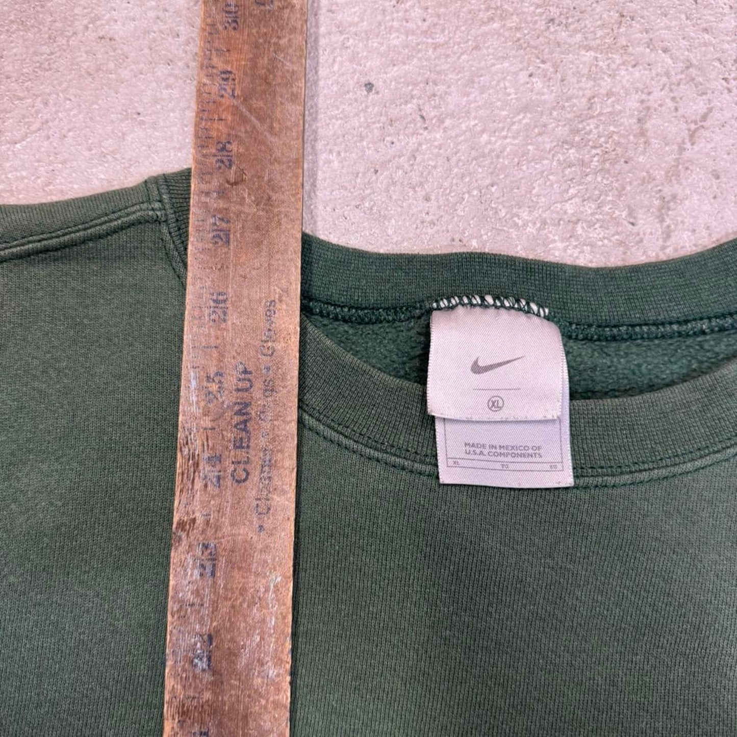 Nike green crewneck sweatshirt with