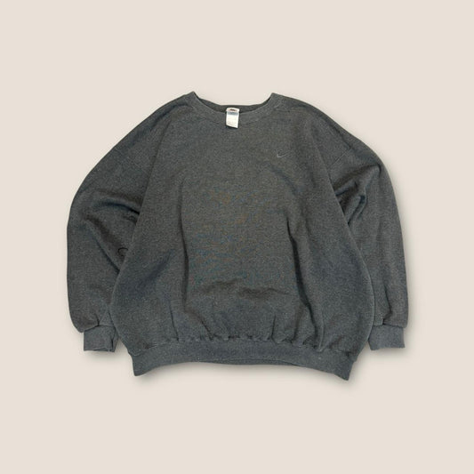 Grey vintage crewneck sweatshirt 90s