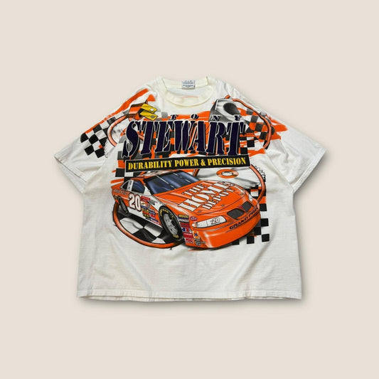 Vintage nascar white and orange