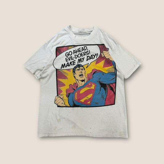 Superman comic tee single stitch