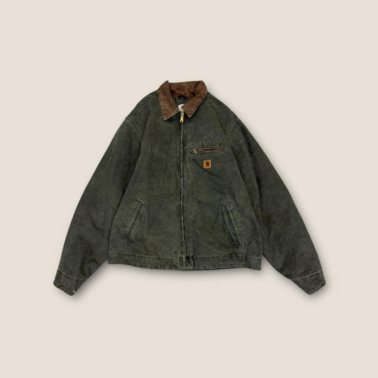 Carhartt green and brown jacket