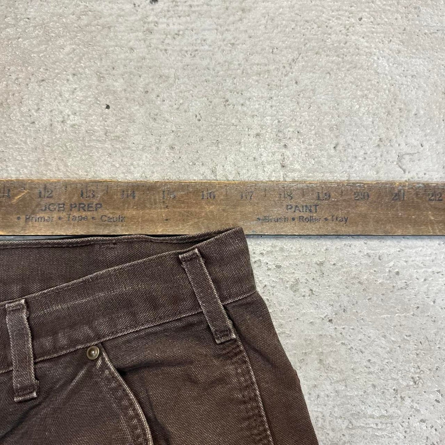 Brown double knee carpenter pants