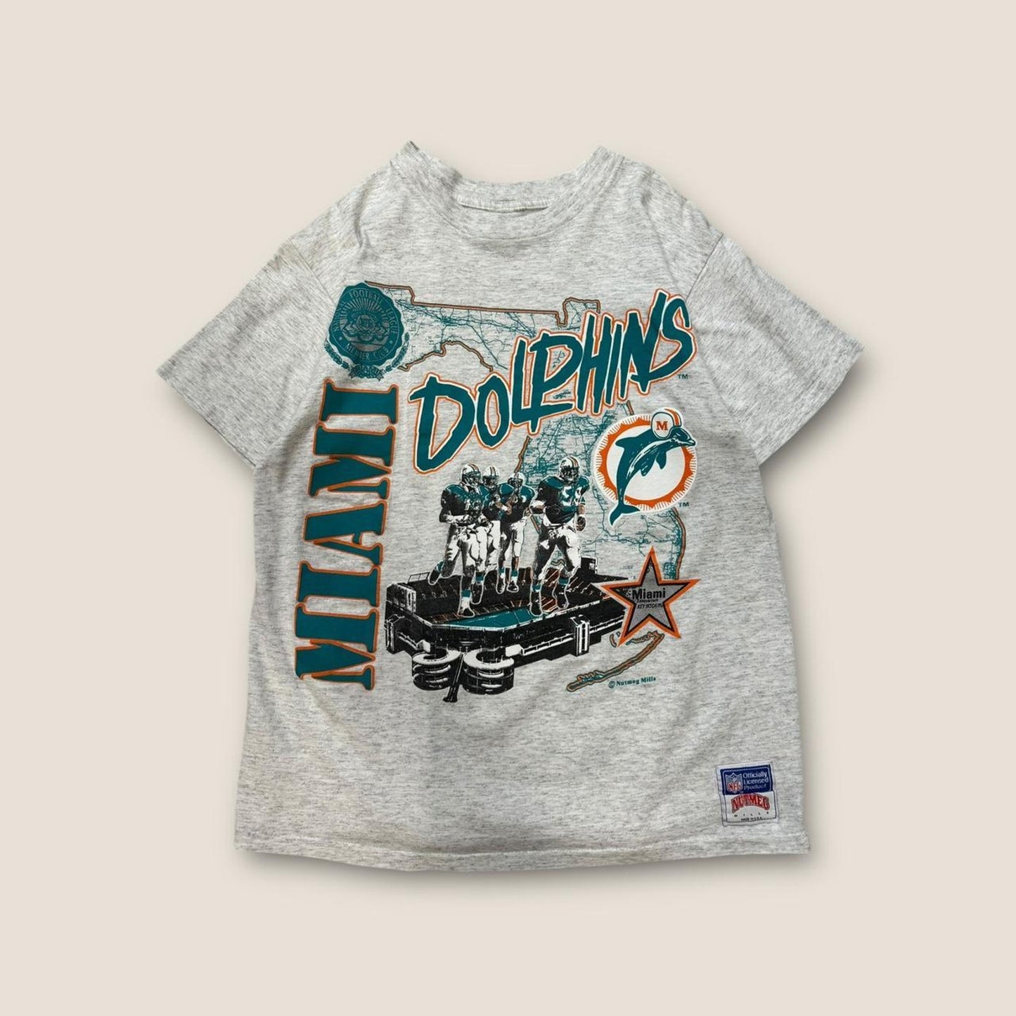 Miami dolphins grey and