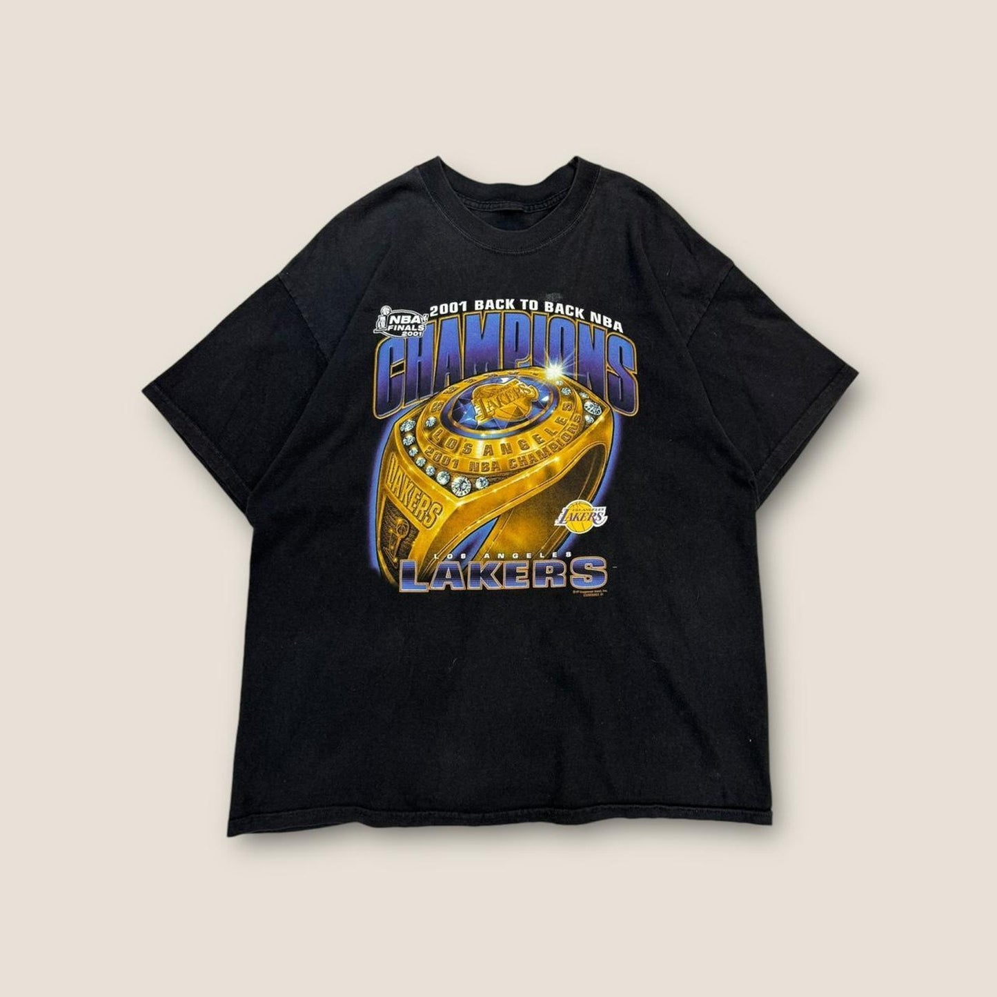 2001 nba champions lakers black