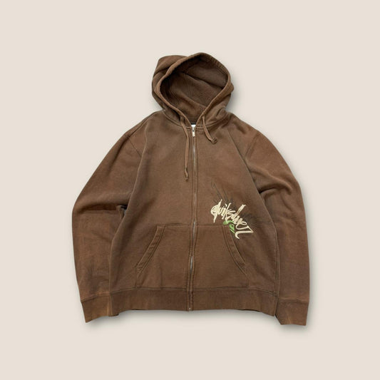 Quiksilver brown and cream zip