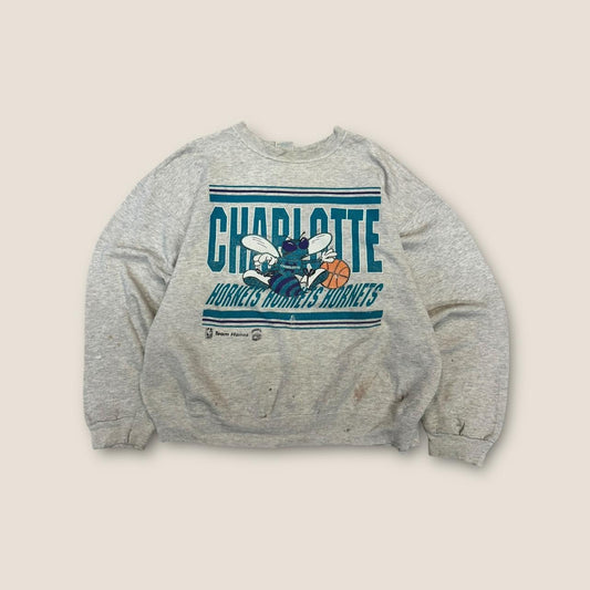 Charlotte hornets grey and