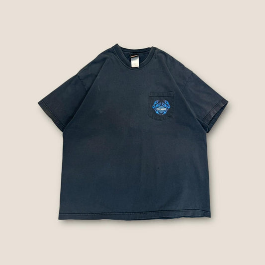 Vintage 90s navy blue pocket