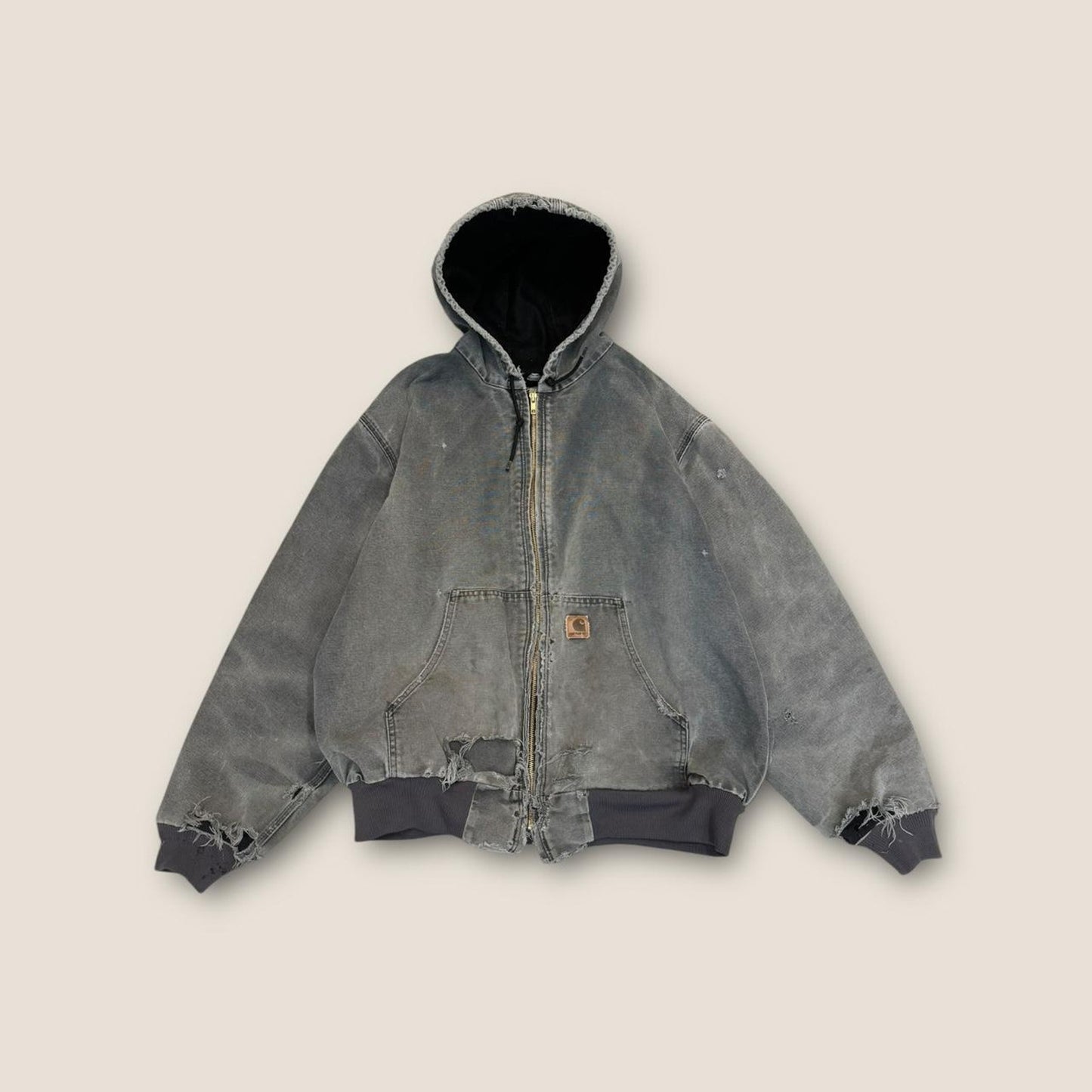 Carhartt grey and black jacket