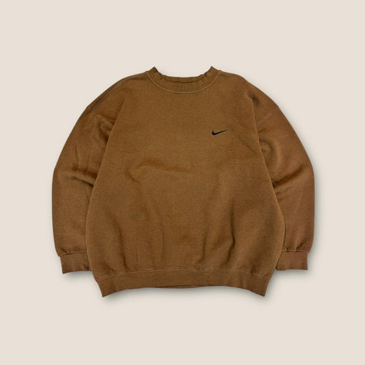 Nike brown sweatshirt with embroidered