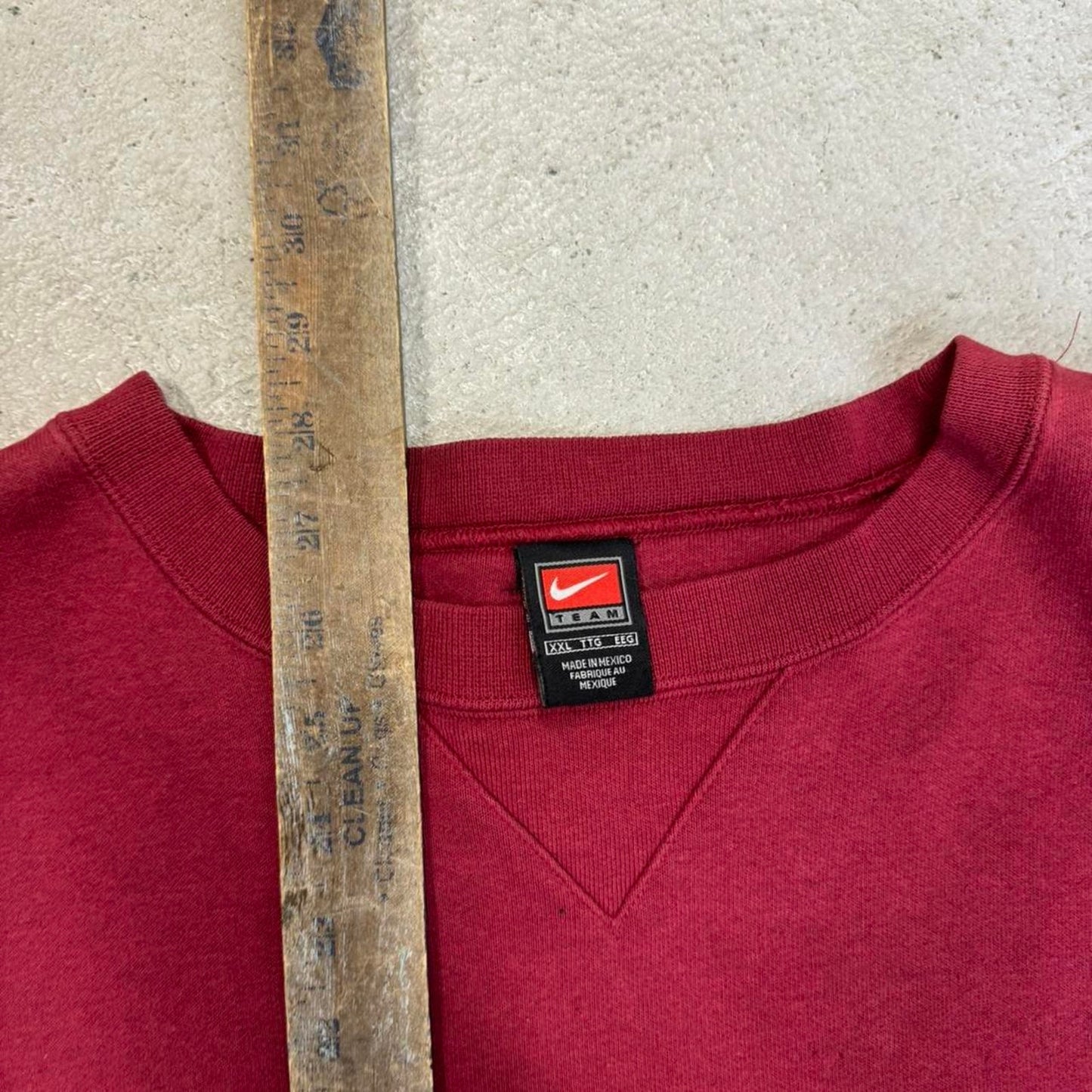 Nike burgundy crew neck sweatshirt