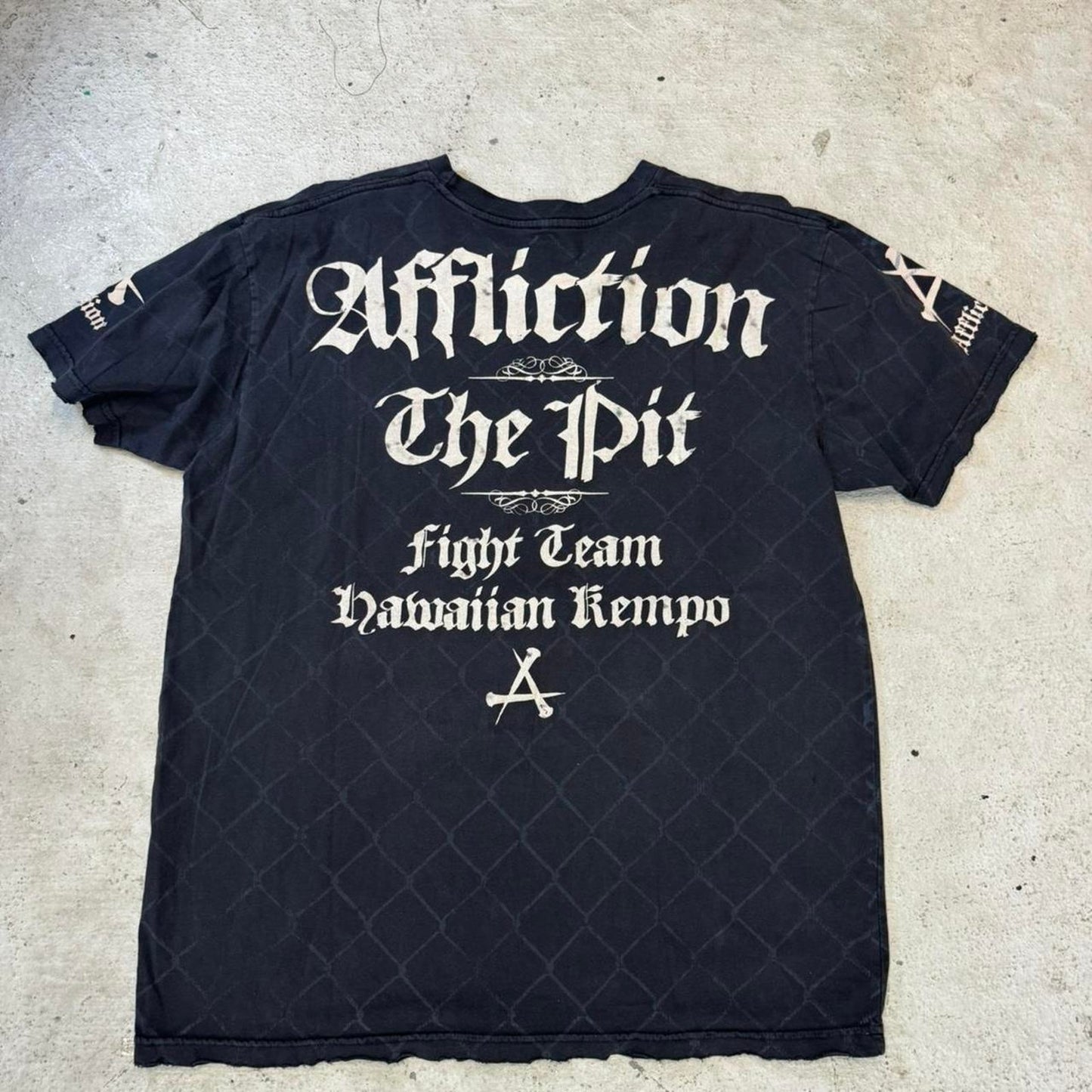 Affliction black grunge emo y2k