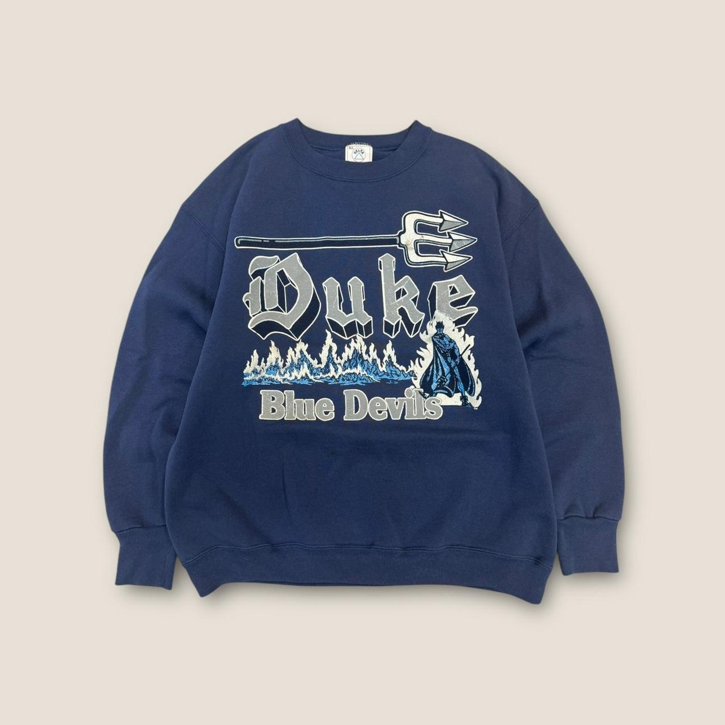 Navy and blue duke crewneck