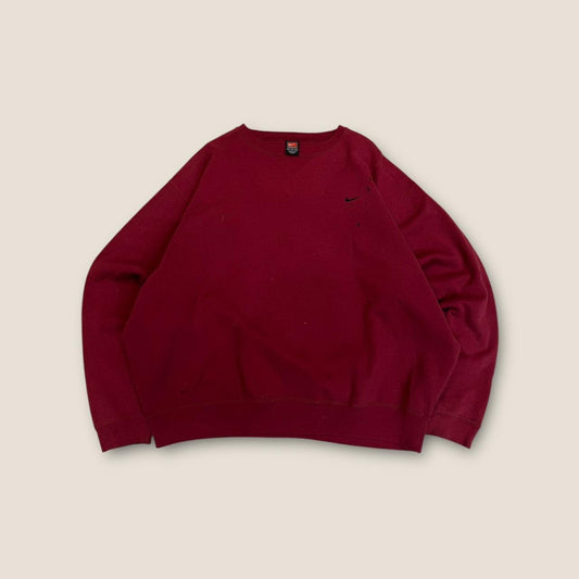 Nike burgundy crew neck sweatshirt