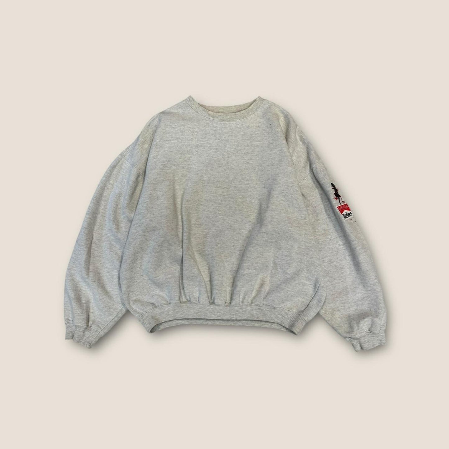 Grey vintage sweatshirt with embroidered